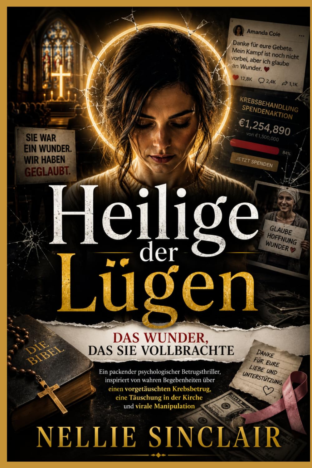 Heilige der Lügen: Das Wunder, das sie vollbrachte: Ein packender Psychothriller über Betrug, bei dem es um eine vorgetäuschte Krebserkrankung und Täuschung in der Kirche geht.