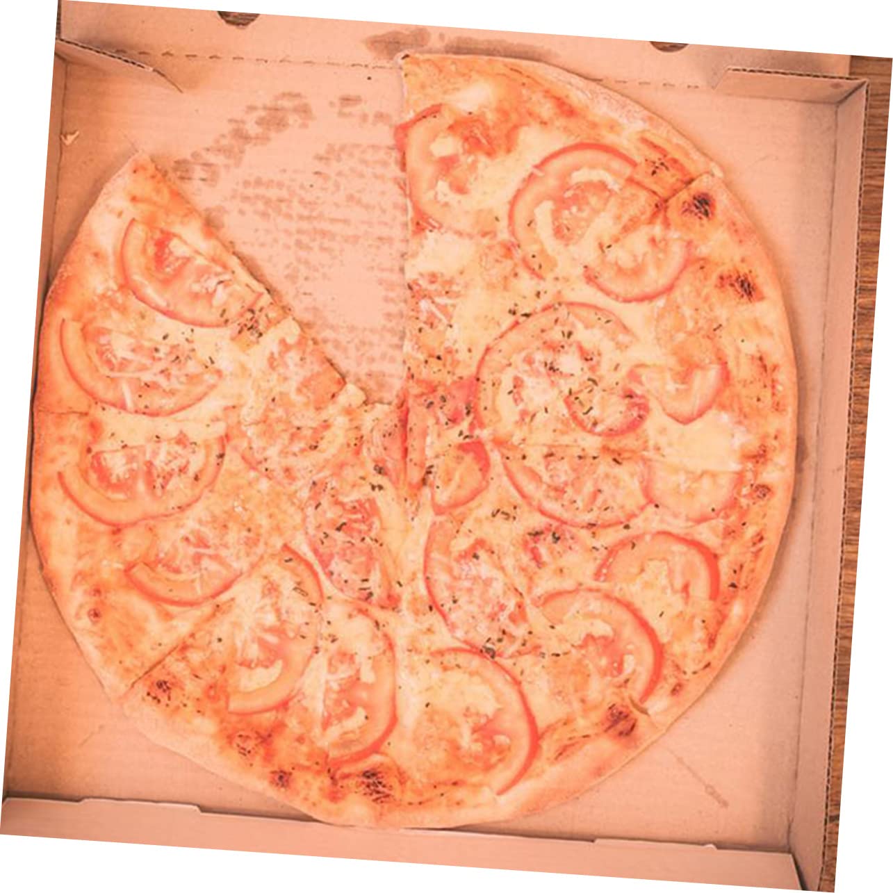 DECHOUS 15 Scatole Per Pizza in Carta Ondulata Scatole Per Pizza Da Asporto Forniture Per Ristoranti Facili Da Decorare Adatte Per Alimenti