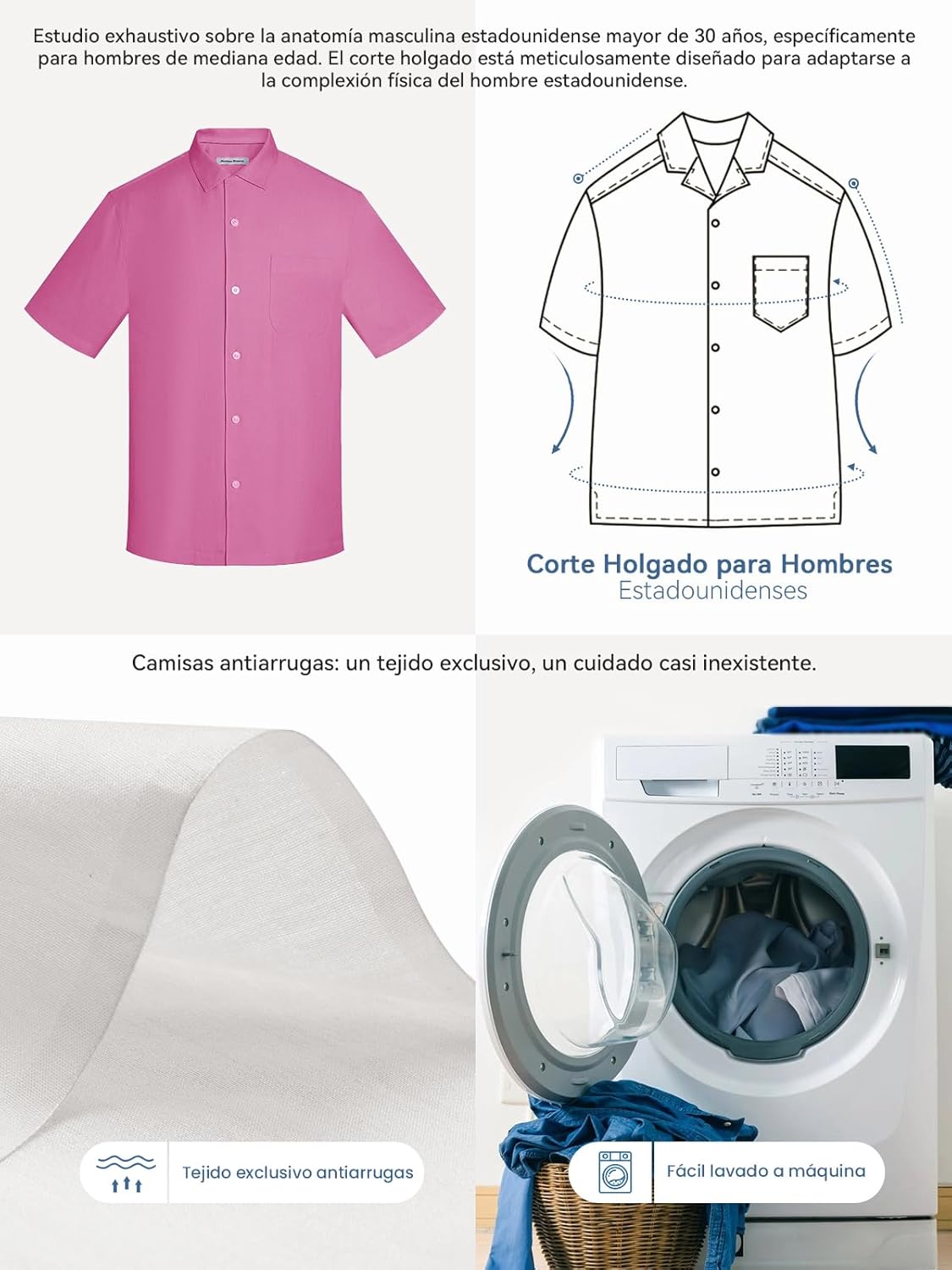 Men's Silk Hawaiian Short Sleeve Button Down Shirt Casual Tropical Holiday Beach Shirts - Image 5