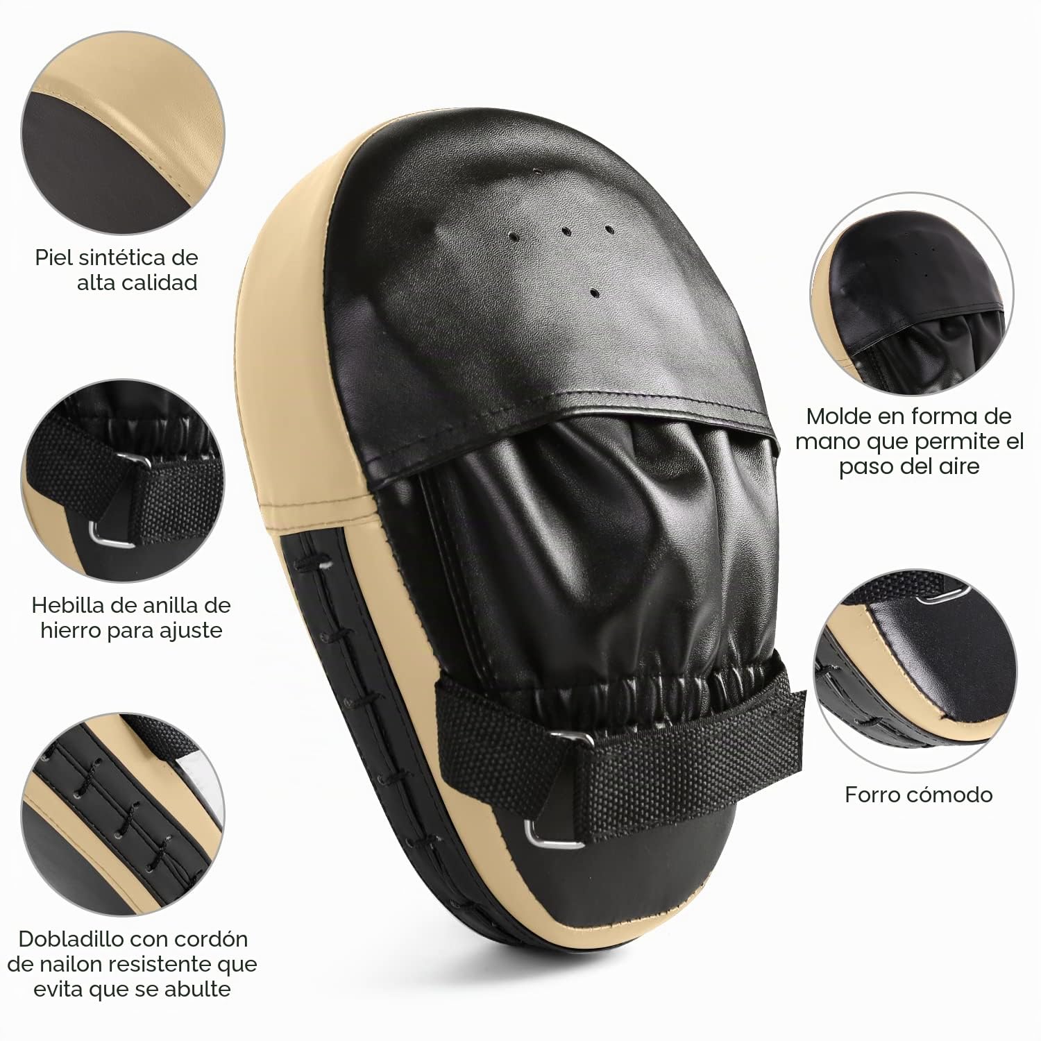 Odoland Kit de Boxeo 3-en-1 para Niños, Incluir Guantes de Boxeo, Patas de Oso, Paos de Boxeo, Guantes de Boxeo para Niños, Kickboxing, Karate, Muay Thai, Entrenamiento de MMA