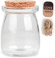 KBFUSHI Small Glass Bottles with Cork Lids - Decorative Mini Jars for DIY Crafts, Spell Jars, Potion Bottles & Home Decor