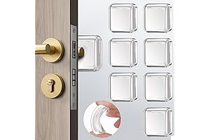 Upgraded Wall Stoppers for Door Knobs (8 Pack)