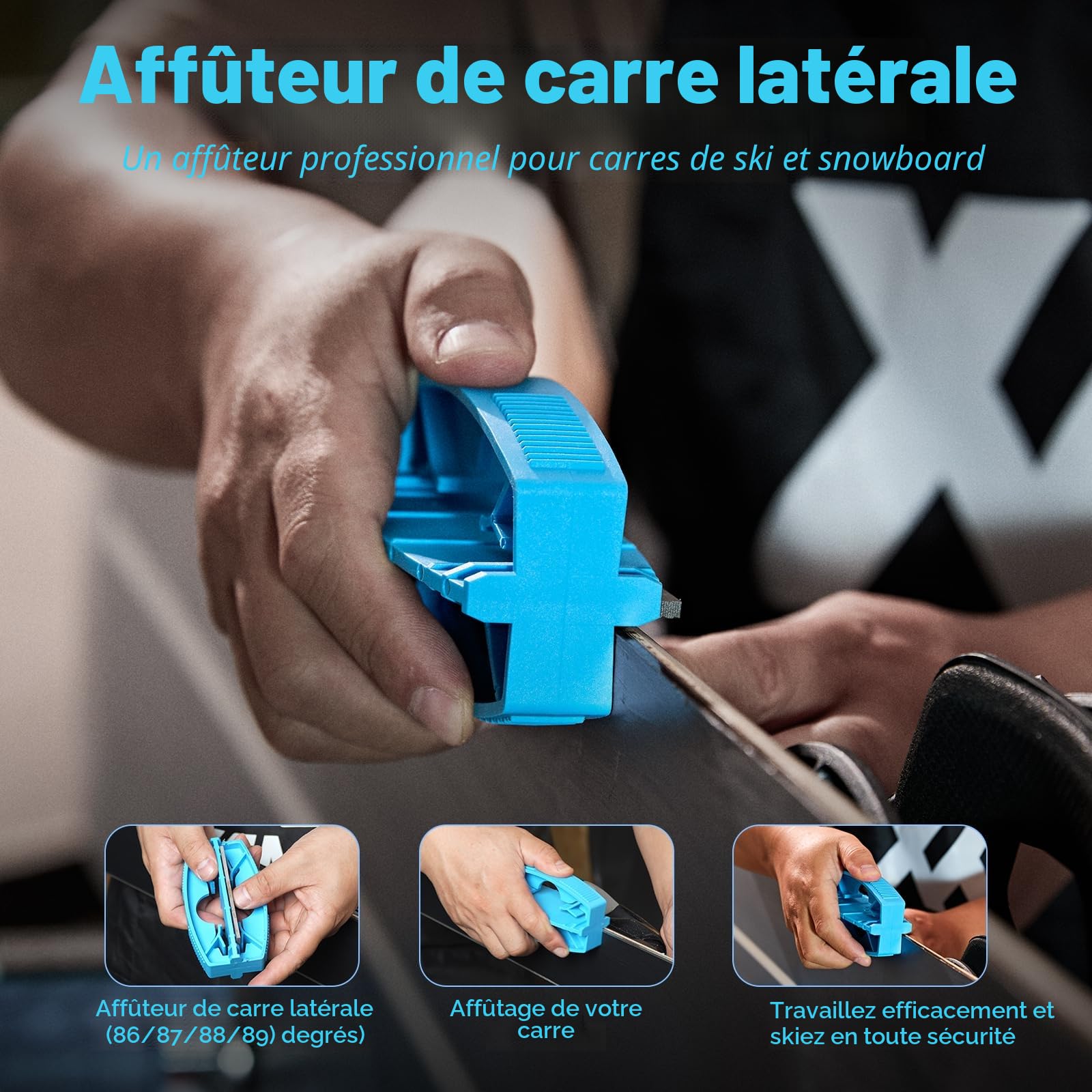 XCMAN Kit complet de fartage et d'entretien pour ski et snowboard avec – XCMAN SPORT XCMAN Kit complet de fartage et d'entretien pour ski et snowboard avec – XCMAN SPORT