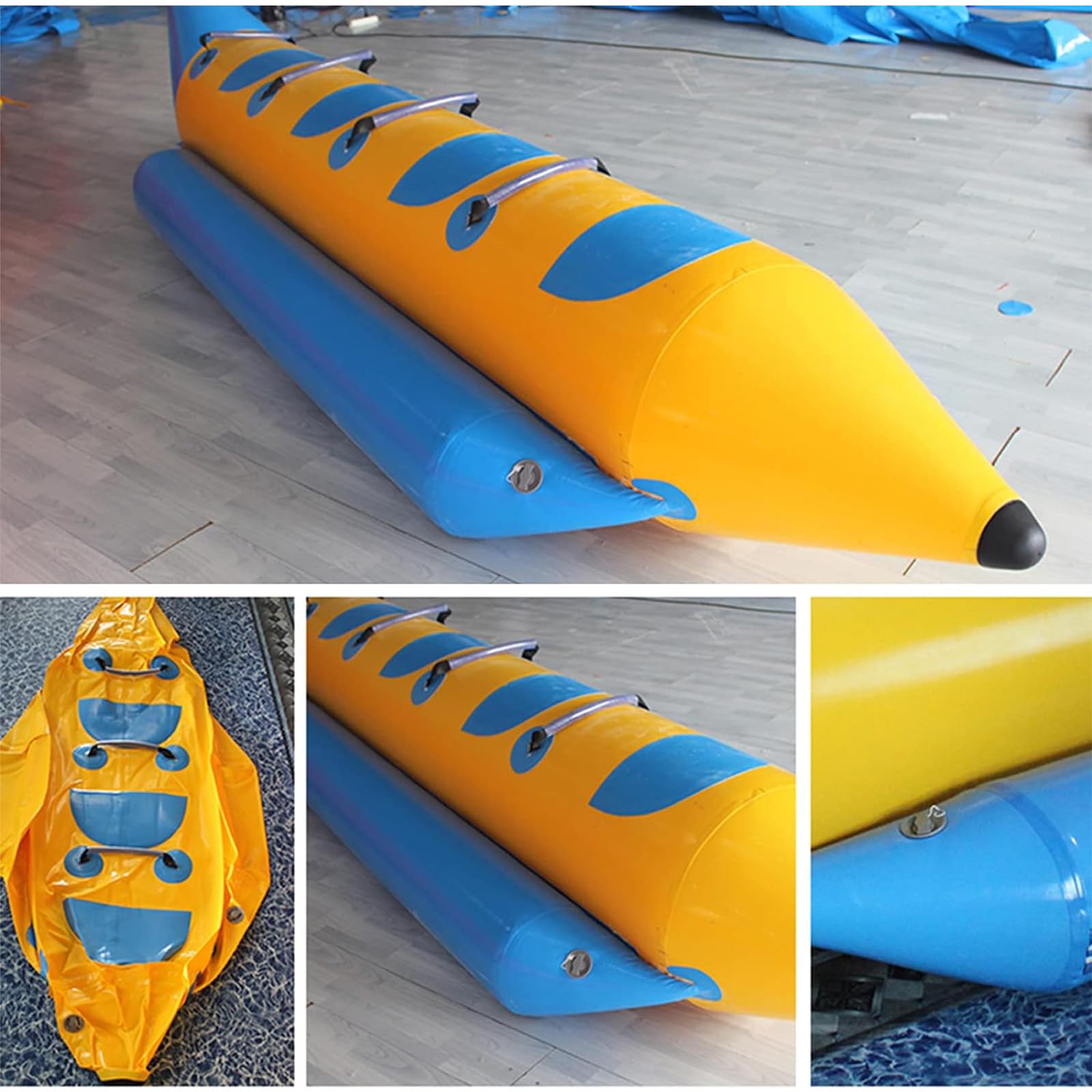 Holowana nadmuchiwana łódź bananowa dla 8-12 osób, wytrzymała rura holownicza do surfingu, latających ryb, kajaków