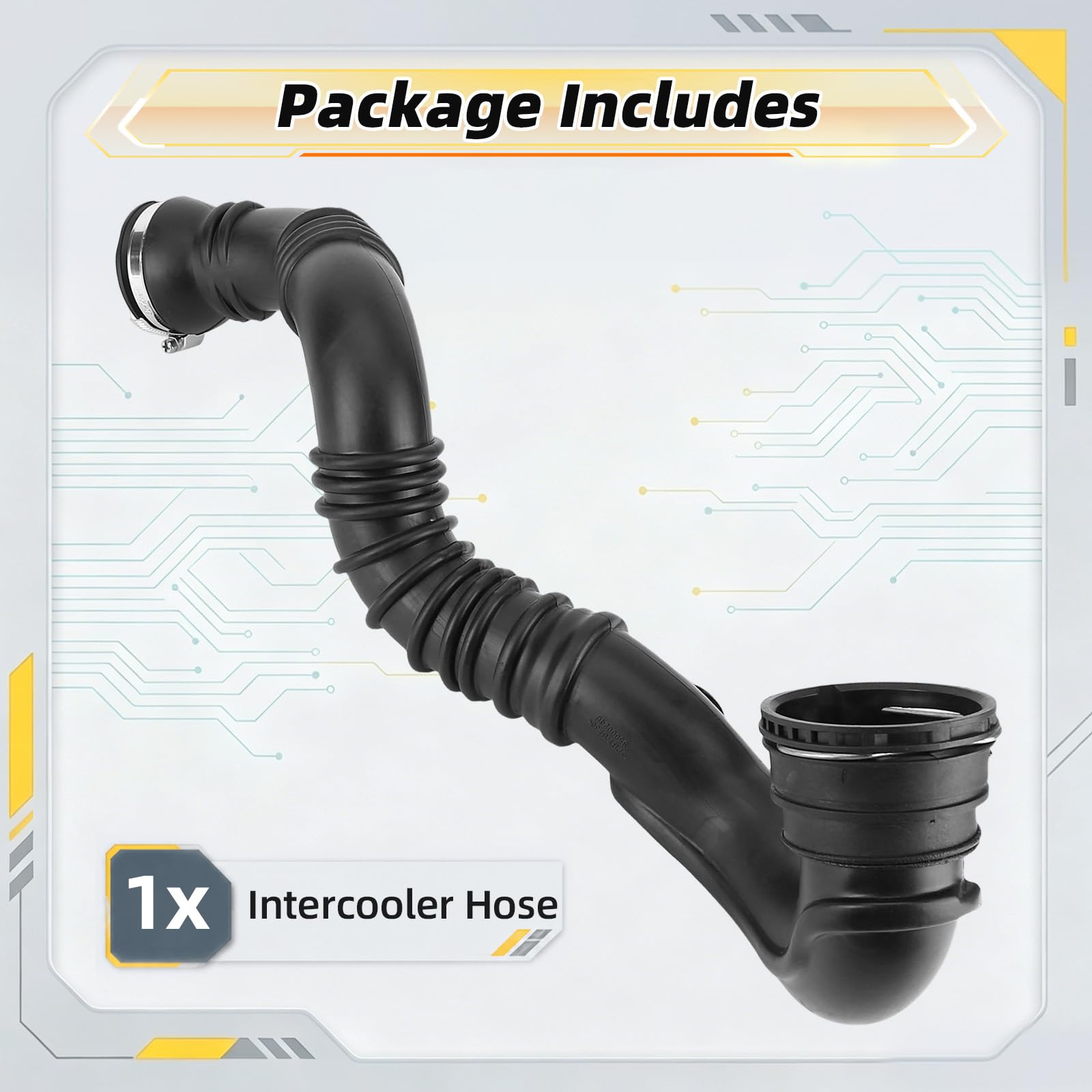 iSpchen Tubo intercooler 13265280 Tubo flessibile intercooler turbo per Vauxhall Astra J Mk6 2010-2016 1.7 CDTi motori A17DTL & A17DTJ SOLAMENTE Tubo di uscita intercooler boost Tubo intercooler