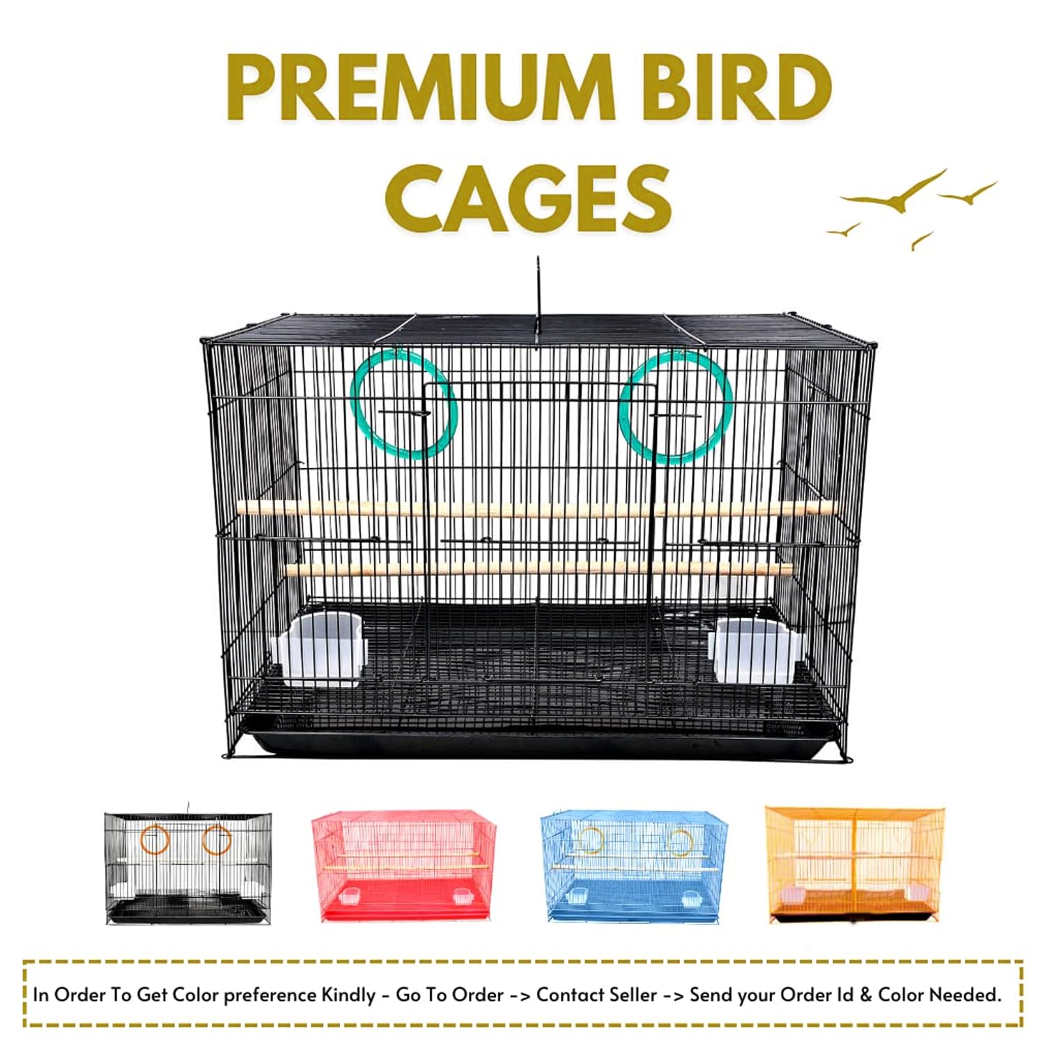 Variety of Bird Cages