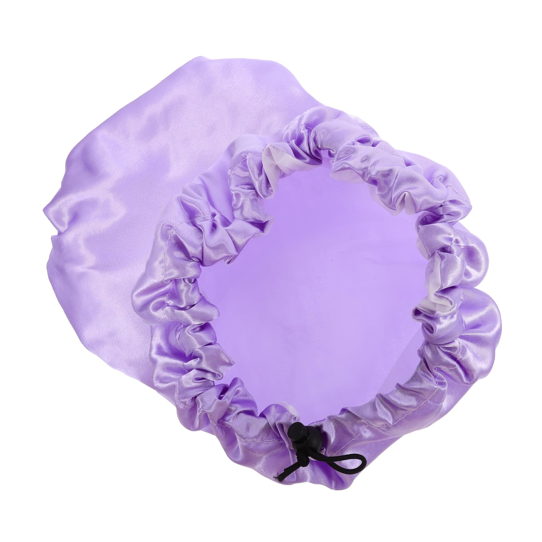 MAGICLULU 10stücke Duschhaube Damen Wasserdichte Satin-badekappen Wiederverwendbare Haarkappen Für Langes Und Kurzes Haar Für Dusche Sauna Spa Und Reisen