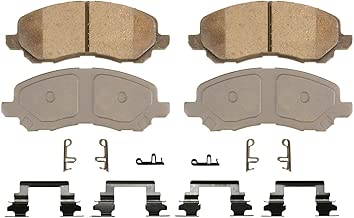 Wagner ThermoQuiet QC866 Ceramic Disc Pad Set With Installation Hardware, Front - coolthings.us