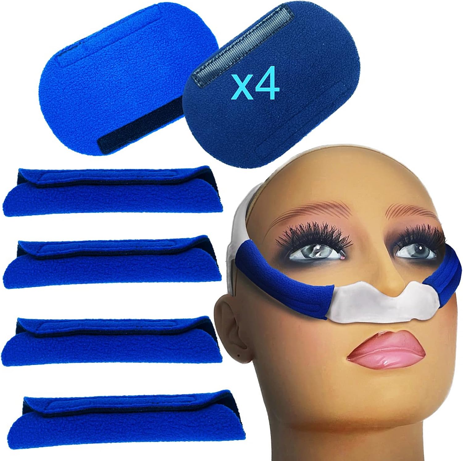 4 Pack CPAP Strap Covers CPAP Strap Comfort Pads CPAP Strap Cushions CPAP Headgear Covers Compatible with Most CPAP Strap to Reduce Discomfort and Cheek Red Marks Extend CPAP Strap Useful Life : Health & Household