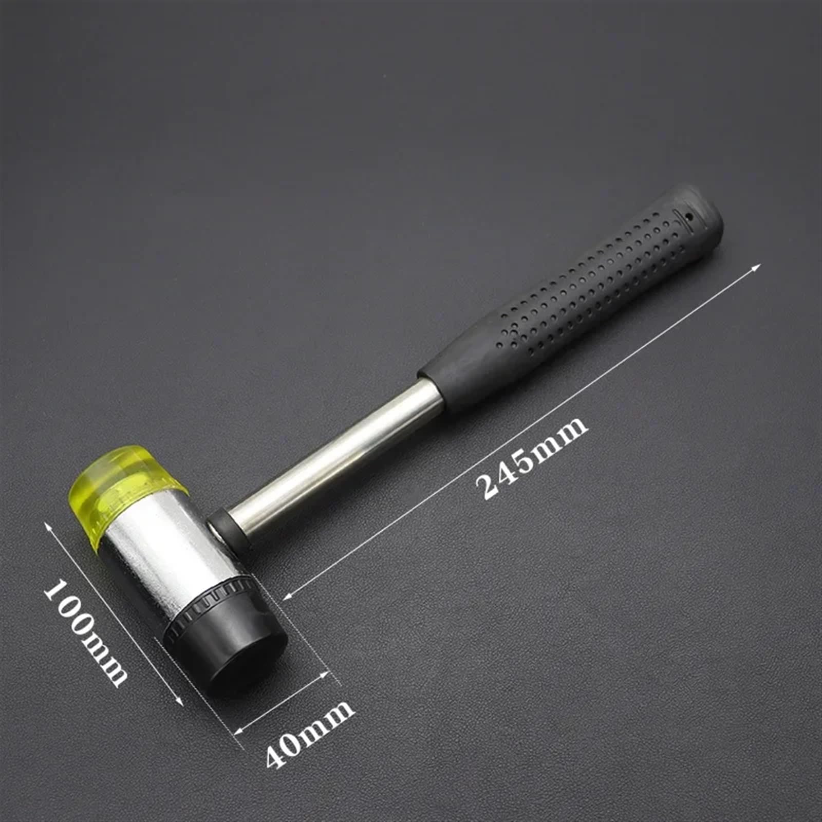 25mm 30mm 35mm 40mm Mini Martello Testa in Nylon Maglio Strumento Manuale Manico Antiscivolo Gomma in Utilizzato Come Legno Plastica Gioielli Artigianato Per Campeggio e Piastrellista