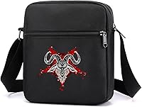 Vista 1 de Bolso cruzado gótico mini bolso de mensajero gótico con correas ajustables