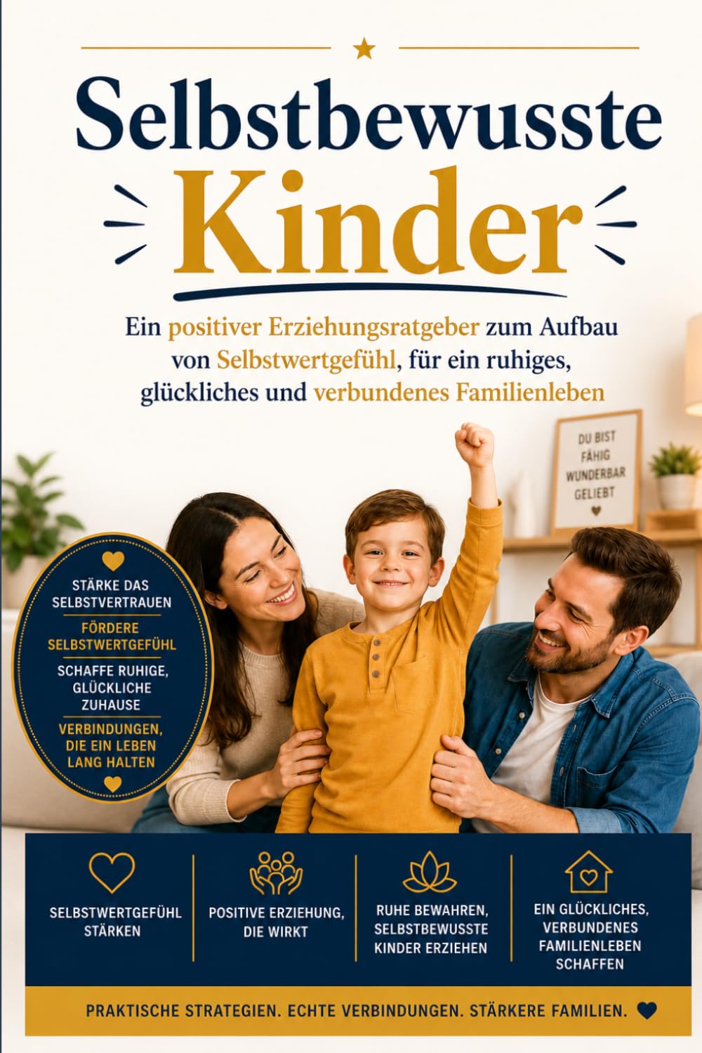Selbstbewusste Kinder: Ein positiver Erziehungsratgeber zum Aufbau von Selbstwertgefühl, für ein ruhiges, glückliches und verbundenes Familienleben