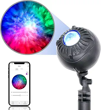 BlissLights Oblivia IP65 LED Outdoor Nebula Cloud Projector OBLIVIA-BLK-RGB