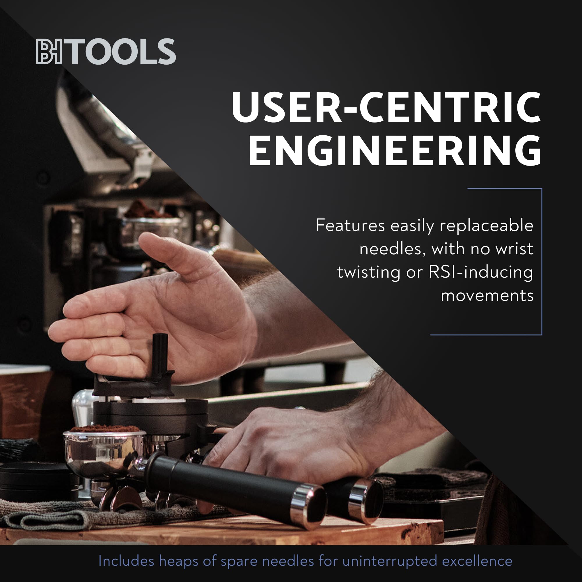 Amazon | Barista Hustle AutoComb、エスプレッソWDT分配ツール、12 