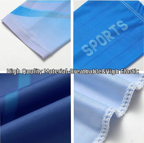 Miniatura 5 de Mangas de compresión con protección solar UV, pasamontañas, máscara facial, mangas deportivas refrescantes para hombres y mujeres, esenciales para