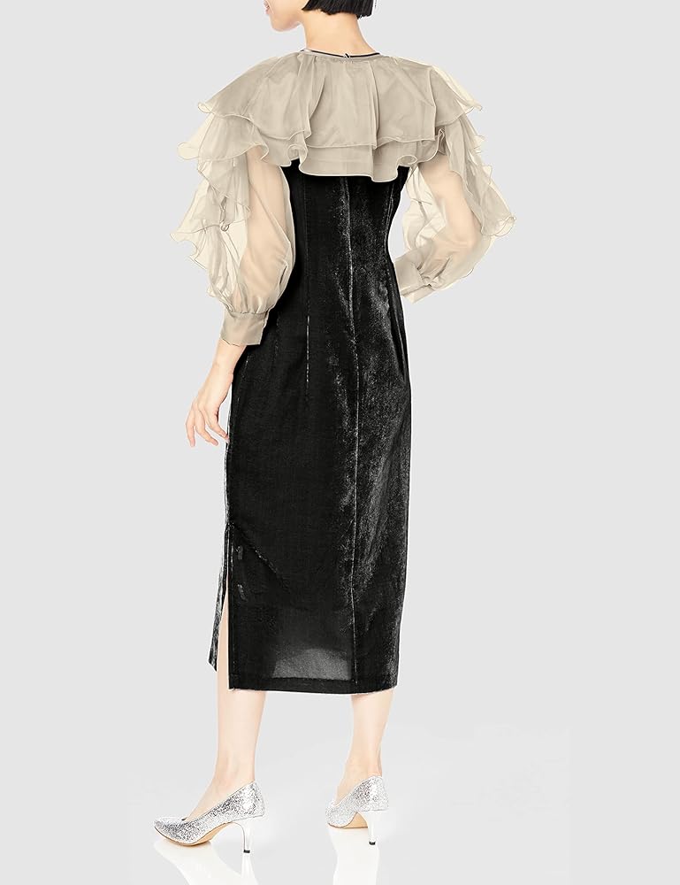 Amazon.co.jp: [フレイ アイディー] フリルボレロコンビドレス