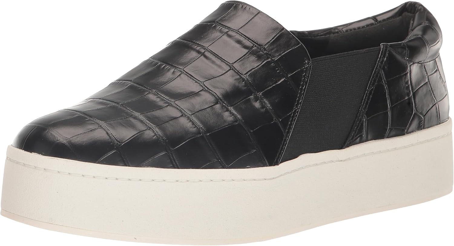Vince Womens Warren Sneaker Black Leather 10 M