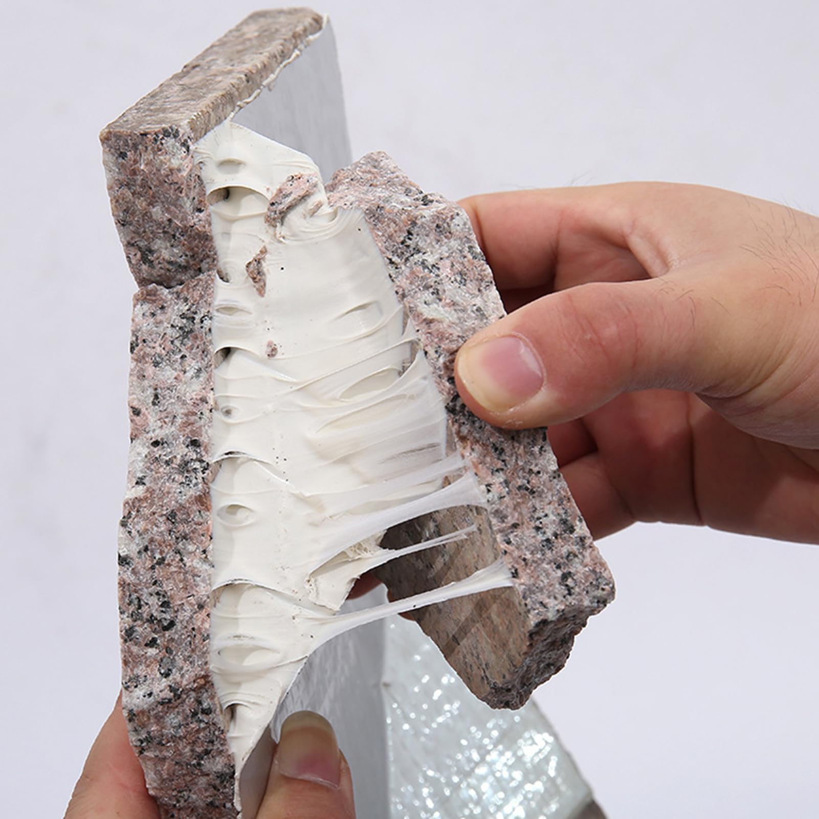 gooch Cinta de barrera de vapor, cinta de fontanería para fugas, cinta de sellado de butilo con fuerte adhesión, autoadhesiva, lámina de aluminio para reparación de autocaravanas, ventanas, silicona