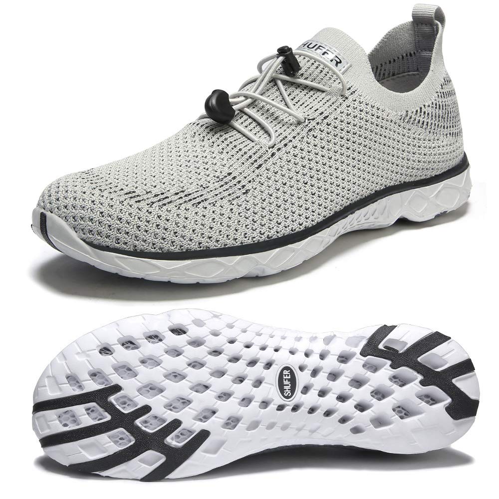 Men's Quick Drying Aqua Water Shoes Air Mesh Comfortable Outdoor Walking Sneakers