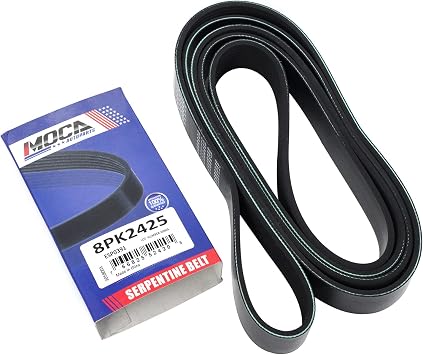 8PK2425 Serpentine Belt fit 2008-2009 for Ford F-450 Super Duty 6.4L, 2008-2009 for Ford F-350 Super Duty 6.4L, 2008-2009 for Ford F-250 Super Duty 6.4L