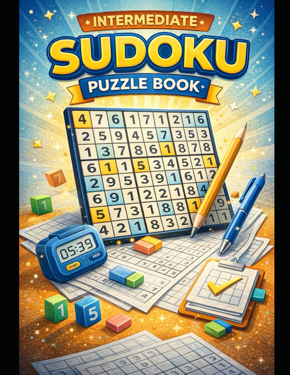 Intermediate Sudoku Puzzle Book