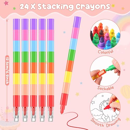 Vista 115 de BenLouis 24 mini libros cristianos para colorear para niños con 24 crayones apilables, versículos de la Biblia, recuerdos de fiesta, libros