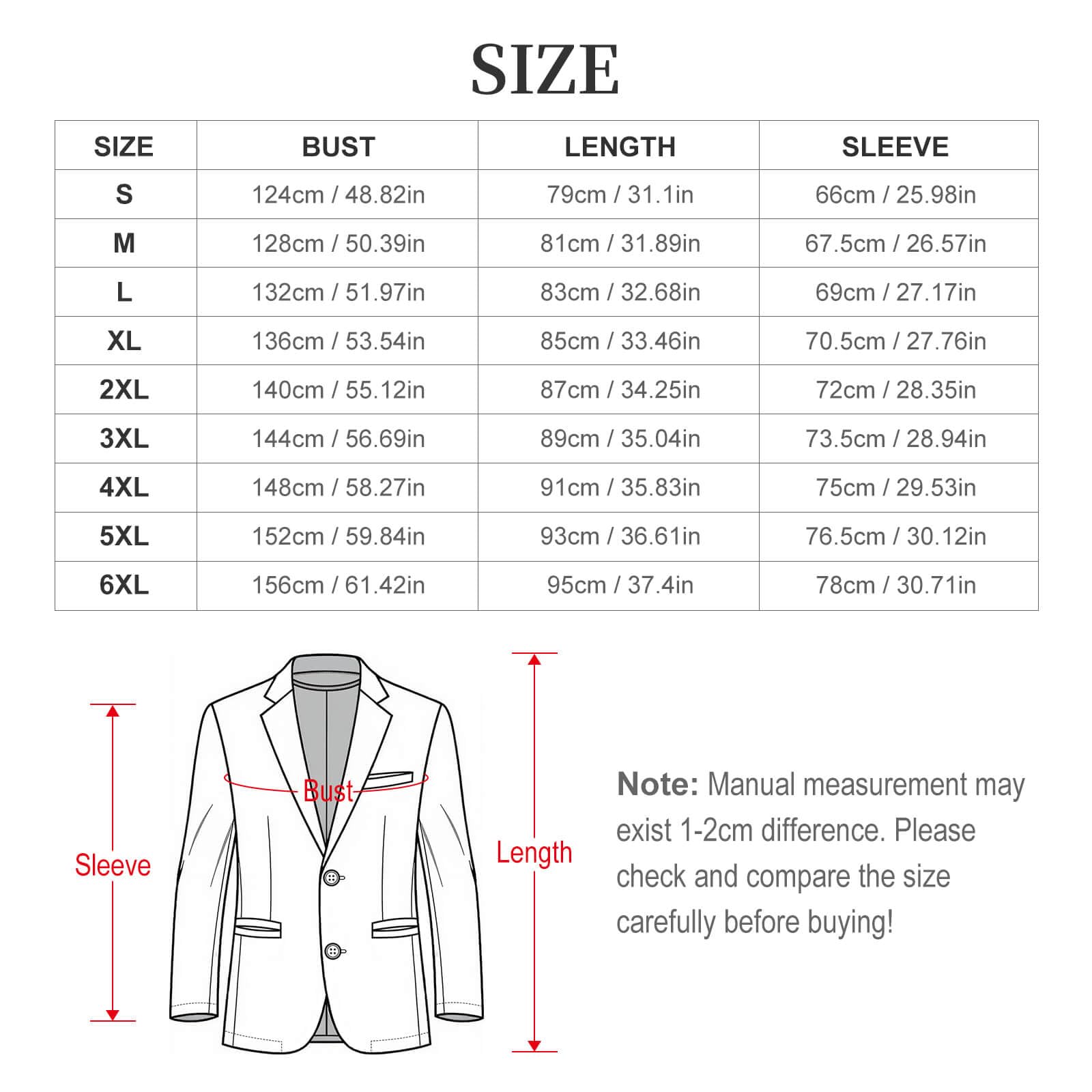 Matryoshka - Chaqueta tipo blazer para hombre, estilo casual, con 2 botones, elegante, ligera, para hombre