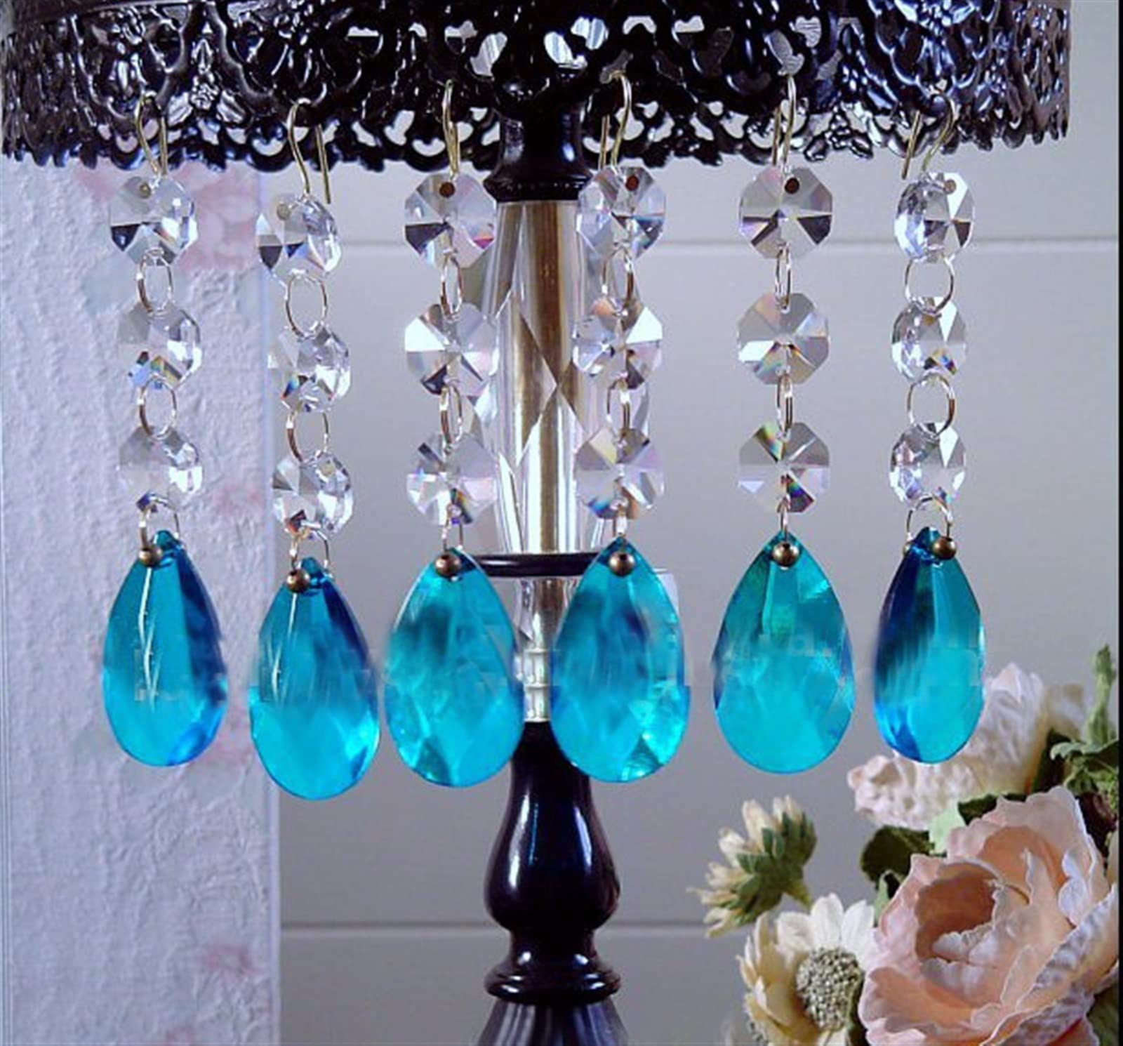 INEOUT 2 0pcs /Lot Bello da 170 mm Strands di Ghirlanda Accessori for Torta in Cristallo, Decorazione for Feste di Matrimonio in Cristallo, Decorazione dell'albero di Natale