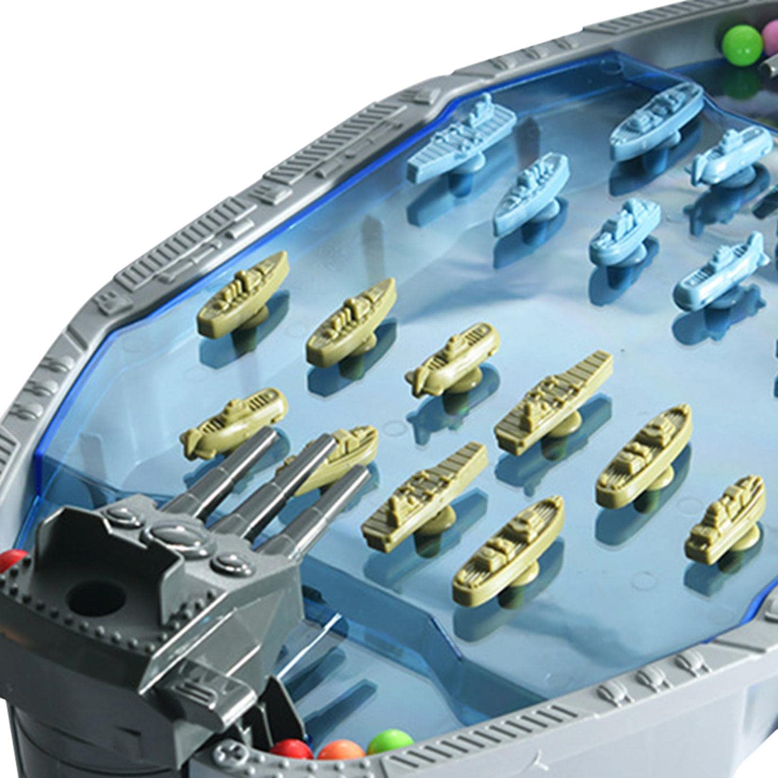 Mini Gioco da Tavolo Competizione Lancio Giocattolo Battaglia Navale Gioco da Tavolo per, Nave da Guerra