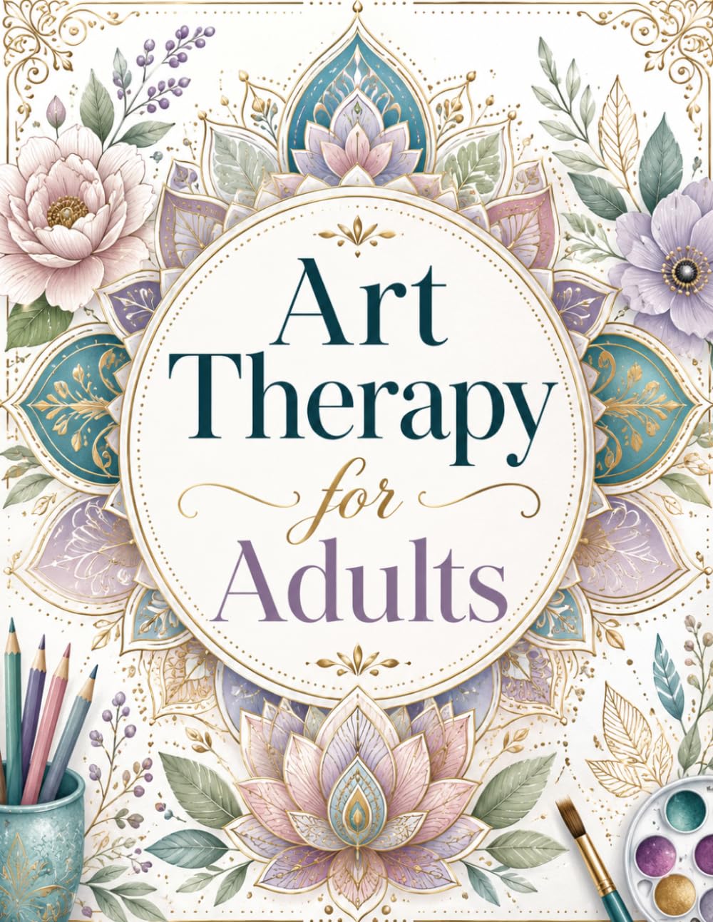 Art Therapy for Adults: 40 Elegant Designs for Relaxation and Stress Relief