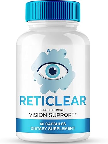 RetiClear - Cápsulas de apoyo para la visión, píldoras oficiales de suplemento de salud ocular RetiClear, máxima fuerza, totalmente naturales para