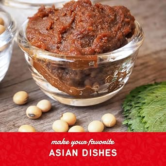 Shirakiku Miso Aka (red) Soy Bean Paste - Traditional Soybean Paste Ideal for Soup, Sauce, Marinade, Japanese Foods, 35.2-Ounce Bags (Pack of 2)