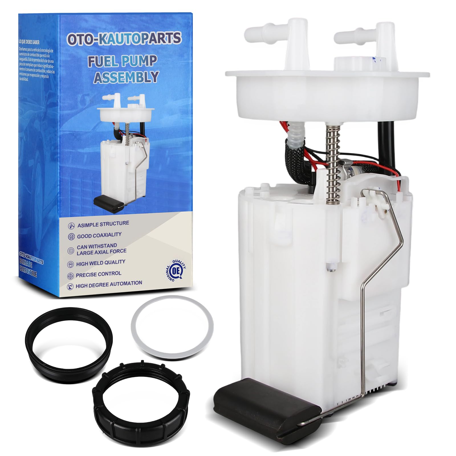 Photo 1 of OTO-K Electric Fuel Pump Module Assembly Compatible with Honda Odyssey 1999 2000 2001 2002 2003 2004 V6 3.5L Gas Fit 4 Pins,Replaces#17045-S0X-A02 17045-S0X-A32 E8642M