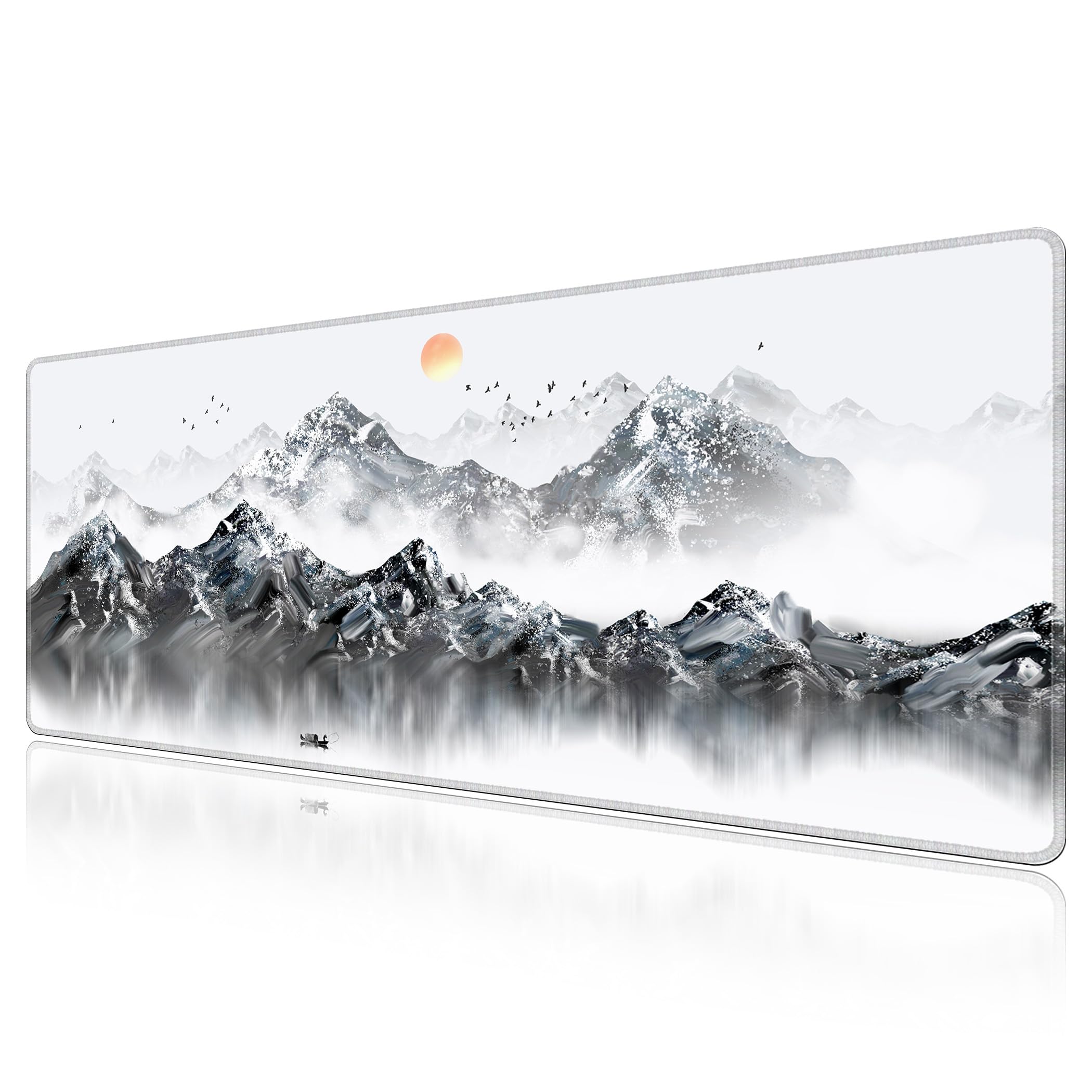 Tapis de souris XXL LL-COEUR pour ne plus manquer d'espace de glisse - 8