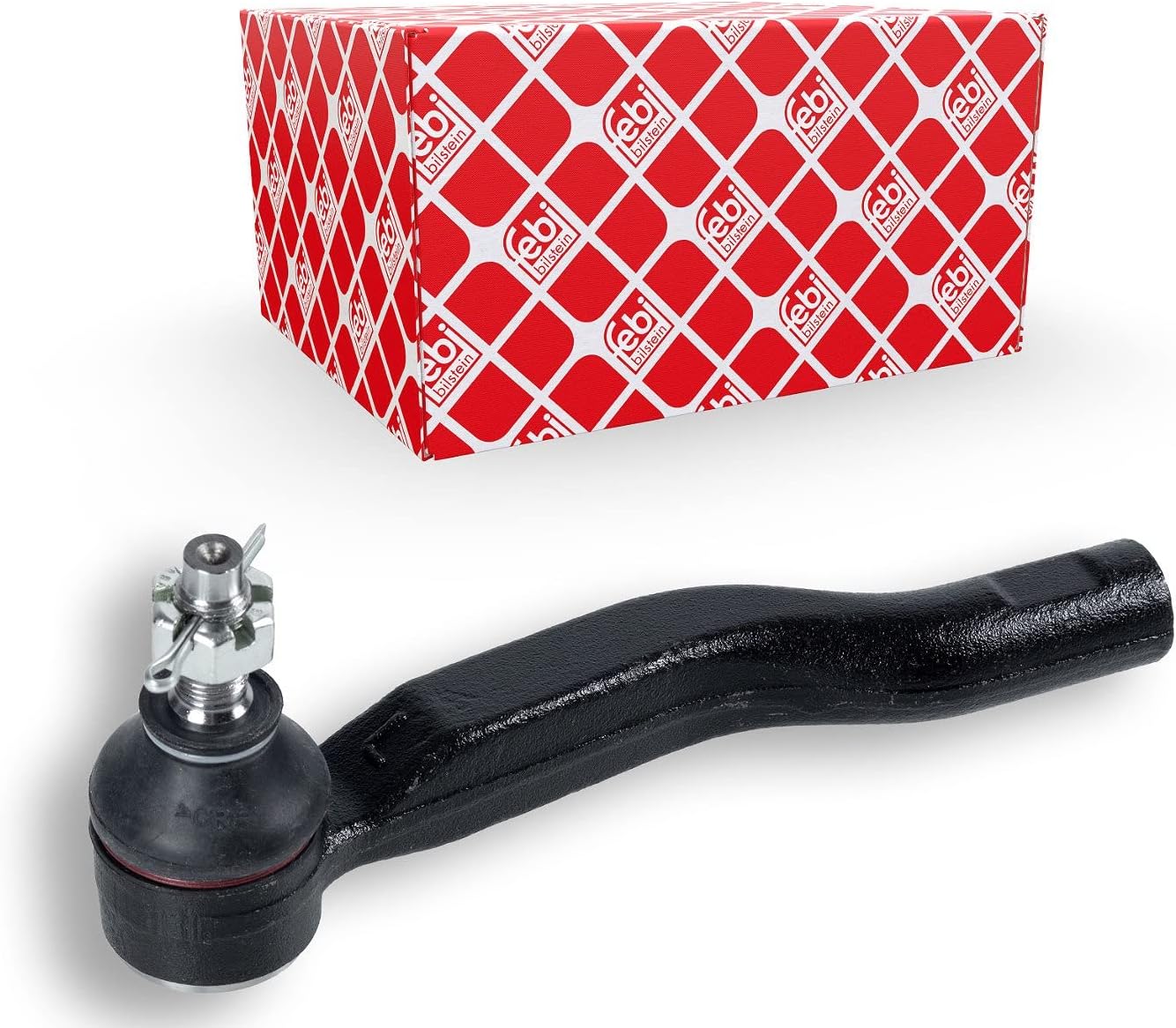 febi bilstein 43246 Tie Rod End with castle nut and cotter pin, pack of one