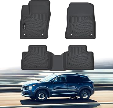 All Weather Car Floor Mats for 2025 2026 Nissan Kicks S/SV/SR