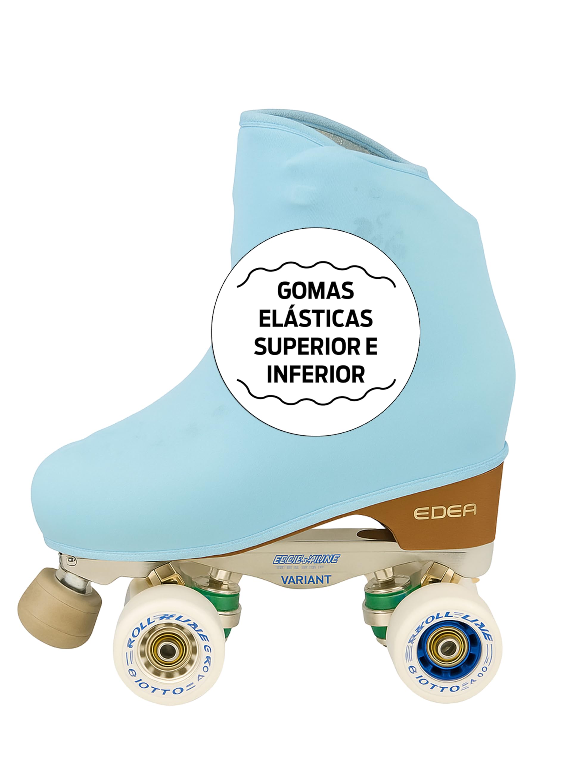 Fundas Protectoras CRLSPORT Para Patines – Talla única Del 26 Al 42, Alta Densidad 180, Ideales Para Patinaje Artístico, Hielo O Inline – Color Verde Fluorescente