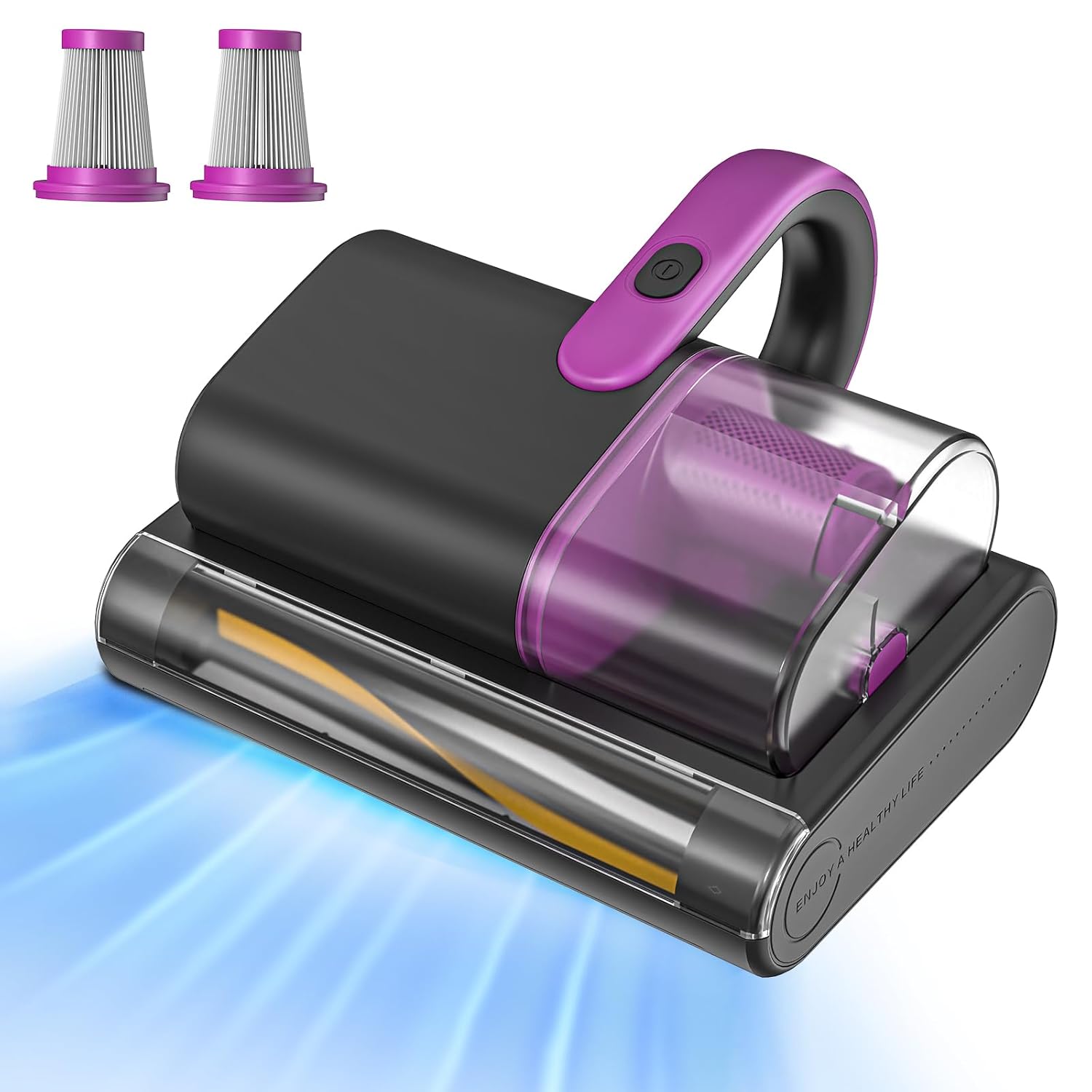 Bear Mattress Vacuum Cleaner Bed Vacuum Cleaner with 253 7nm UV-C Light 140 F Heat HEPA Filter 15Kpa