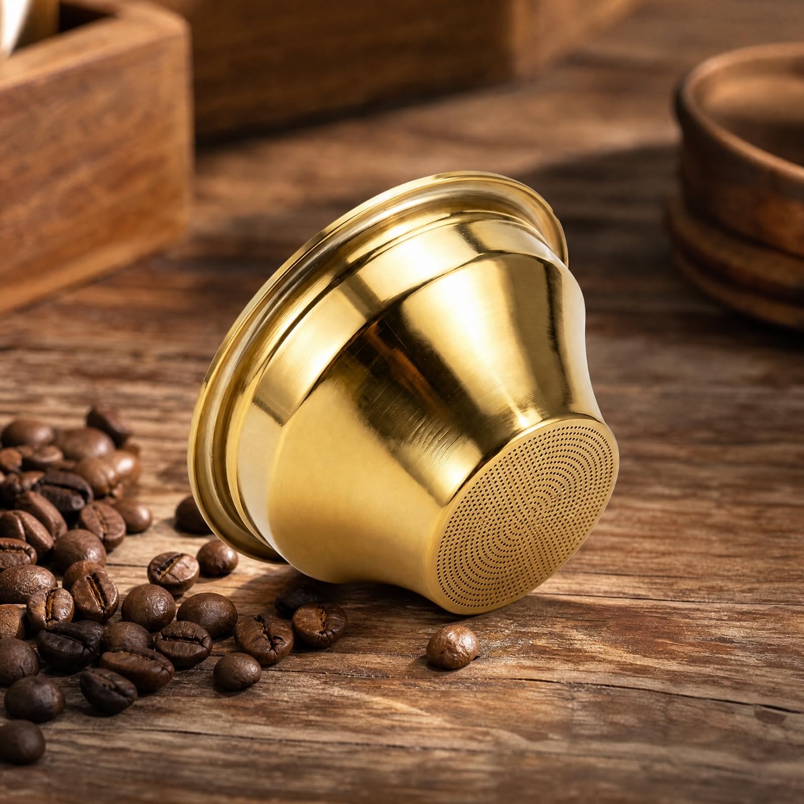 Cestino Filtro con Base Ridotta da 34 Irritato Estrazione Uniforme Resistente Corrosione per Caffè, Casa,