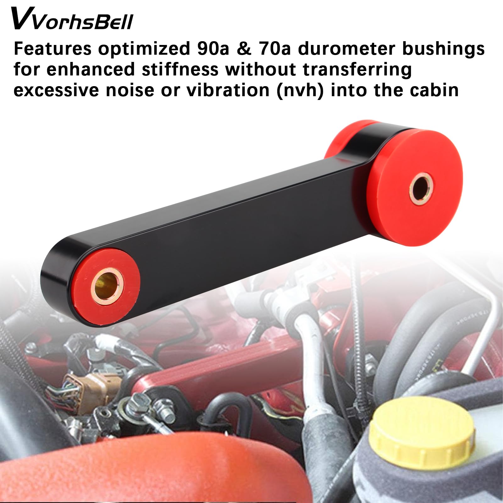 Pitch Stop Mount Compatibile con Subaru 1993-2017 WRX STI Forester Impreza Legacy 6061 Alluminio Motore Passo Stopper