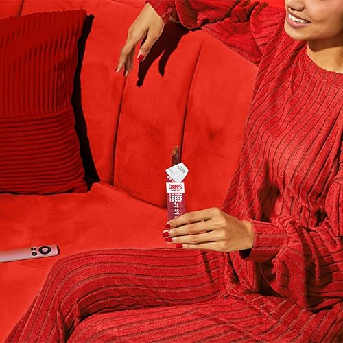 Miniatura 4 de Chomps Palitos de carne seca ahumada para barbacoa alimentada con pasto y acabada, 0.5 onzas, paquete de 24 – Keto, Paleo, Whole30, 0.14 oz de