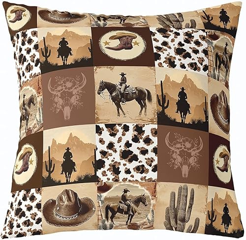 Miniatura 34 de Funda de cojín cuadrada con notas musicales, diseño geométrico retro y moderno, para sofá, sala de estar, fundas de almohada suaves, 24 x 24