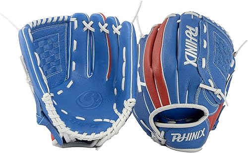 Miniatura 6 de PHINIX Guantes de béisbol de cuero para jóvenes/adultos, tamaños de 11 a 12 pulgadas