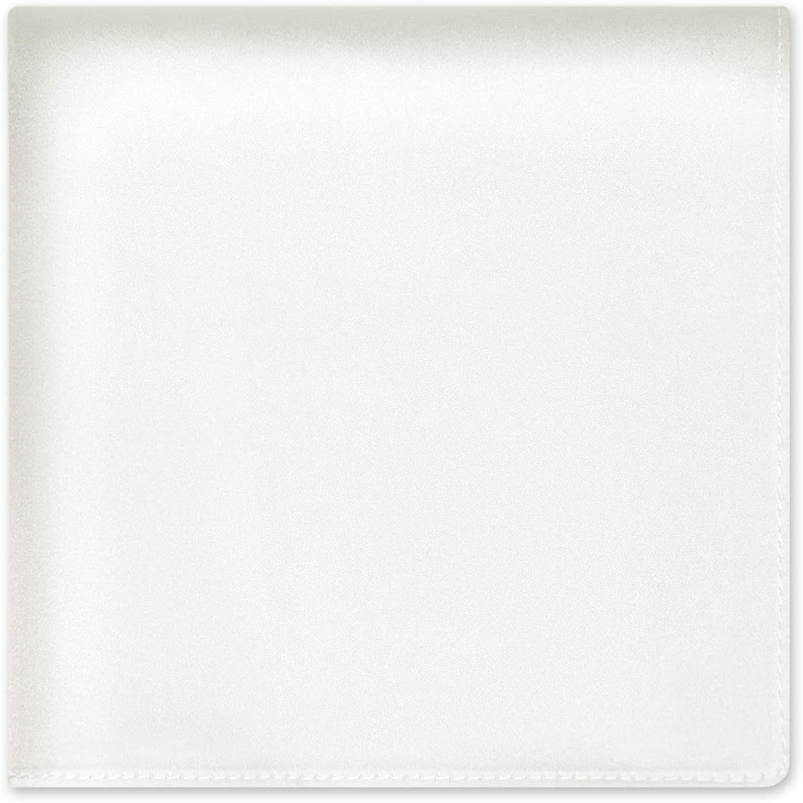 SelectedStyle 100% ピュアシルクポケット 正方形 無地 US サイズ: One Size カラー: ホワイト