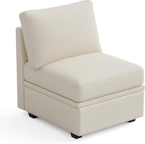 Miniatura 22 de Sofá cama modular seccional, sofá cama reversible, sofá cama modular de 6 asientos con almacenamiento y diván, sofás para sala de estar, gris claro