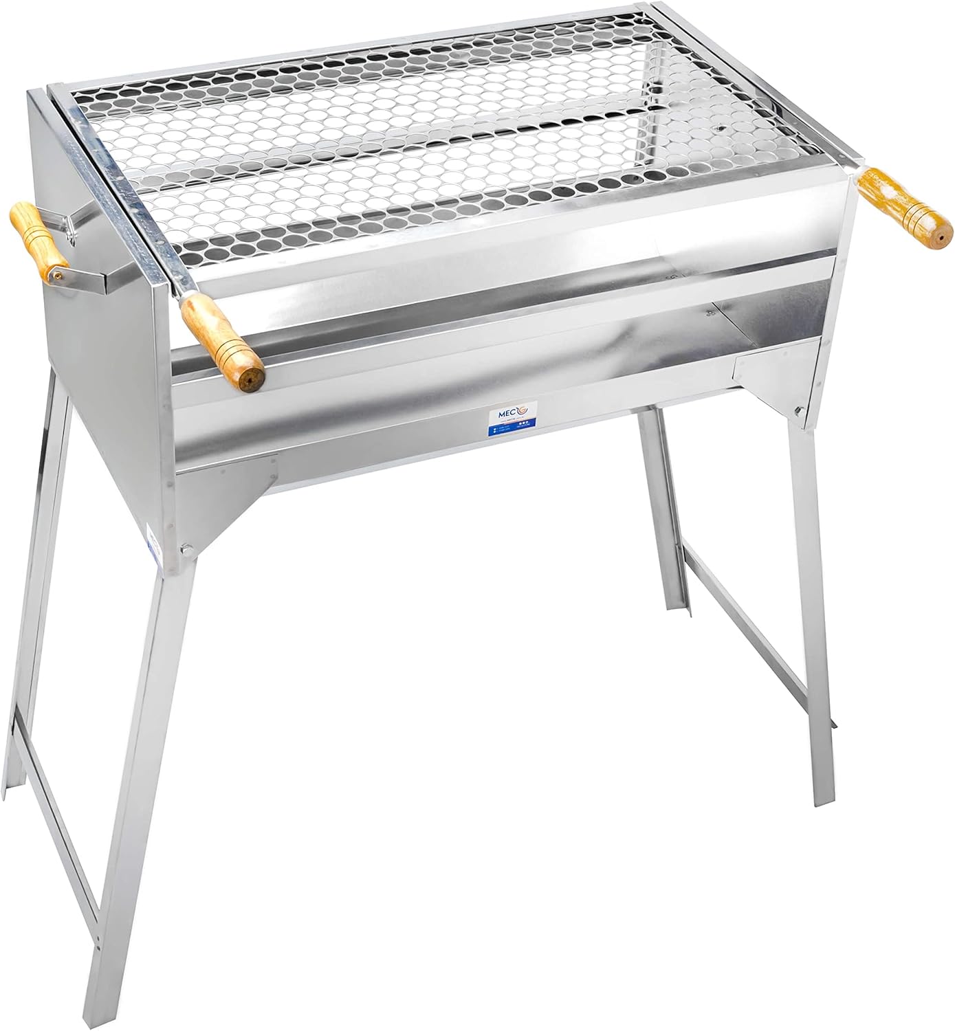 Churrasqueira a Carvão em Aço Inoxidável 430 70x40 cm - imagem principal do produto