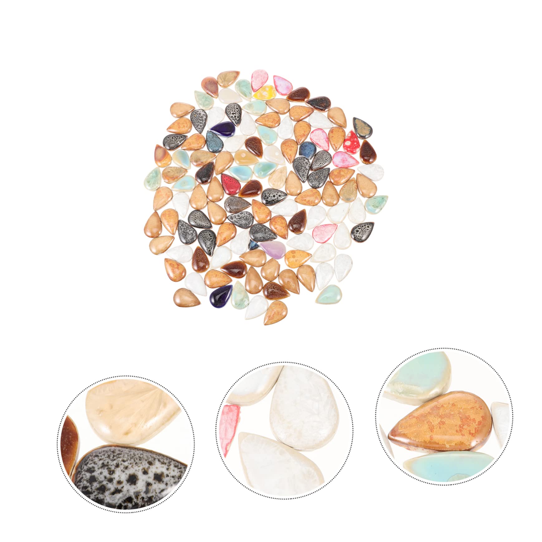 Materiale Mosaico Ceramico Fai da Te 500g, 1 Sacchetto