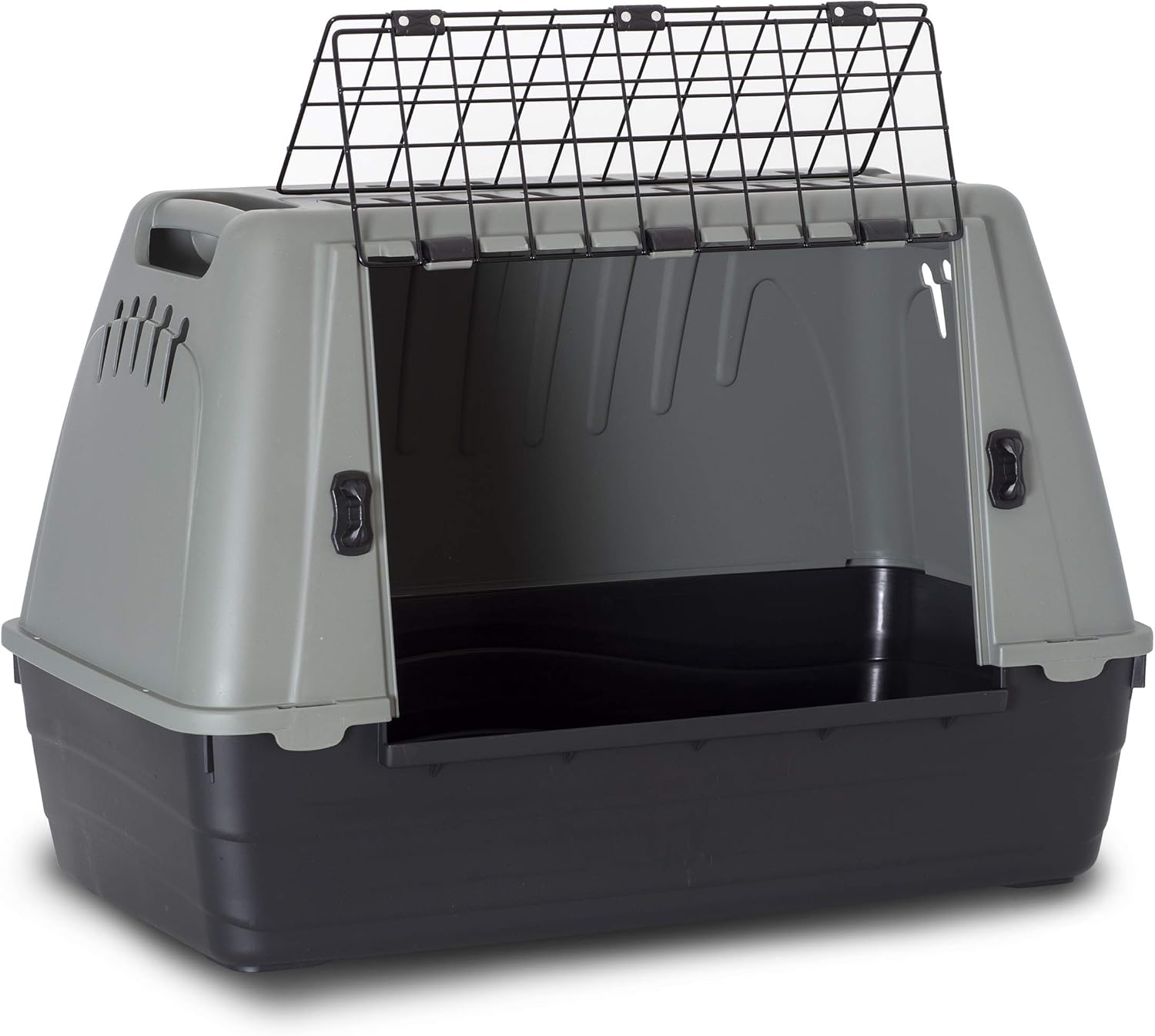Trasportino Per Cani MPBergamo Bracco 100 - Grigio, Apertura Ribaltabile