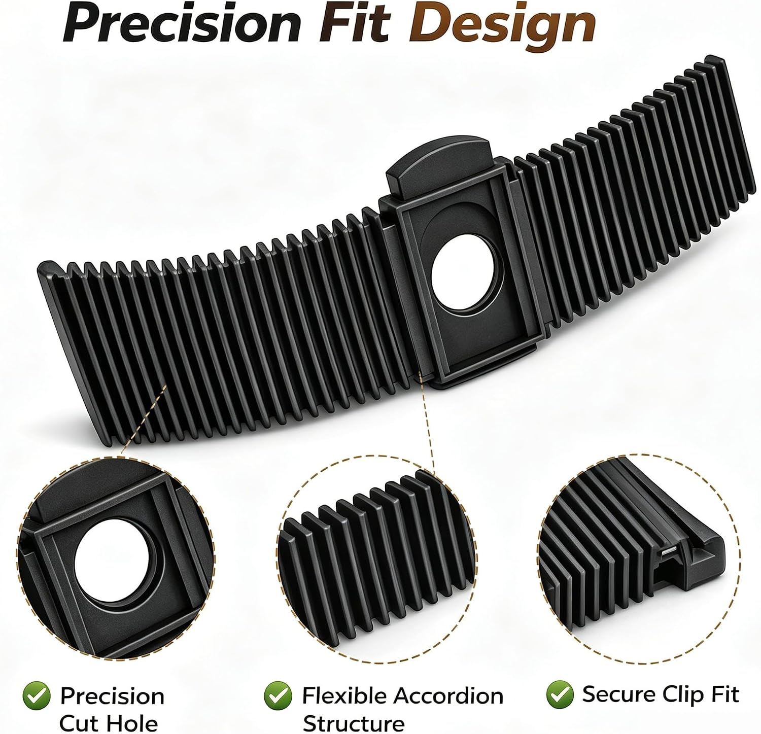 Gear Shift Slide Dust Cover Replacement for VW Beetle 2003–2010, OE 6Q1713273A Automatic Transmission Shifter Slider Trim, Smooth Fit & Easy Install