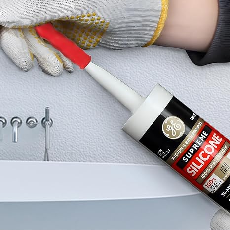 GEMLORD 40 Pcs Caulk Saver Caulking Tube Sealing Caps, Caulk Saver Cap for Sealing and Preserving Open Caulking Tube, Red